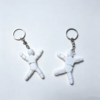 8 ชิ้นชุด Multi Pose 3D พิมพ์ Mecha Chameleon จอแสดงผลซ่อน Mini รูปปั้นสนุกพวงกุญแจ Pendent