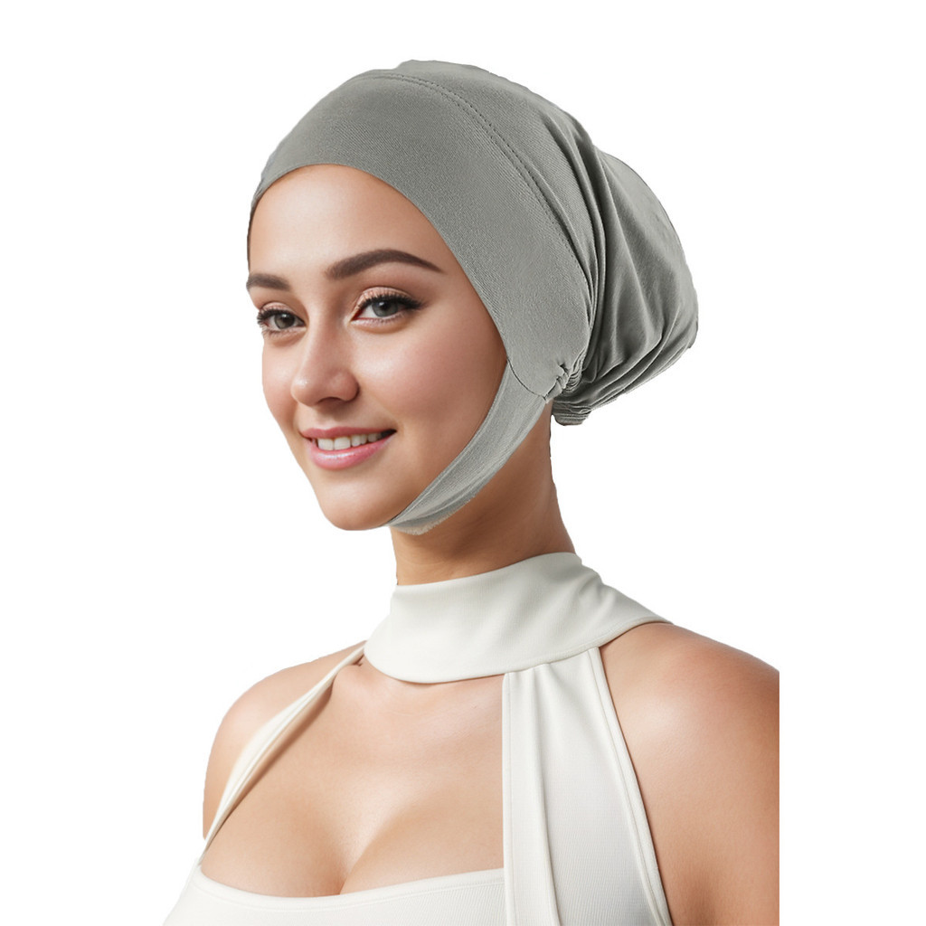 现货spotCross-border Ready Stock Milk Silk Elastic Neck Cap Mi