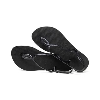 HAVAIANAS รองเท้าแตะ กันลื่น น้ำหนักเบา Luna Sandals BLACK 41296970090F_C3BKXX