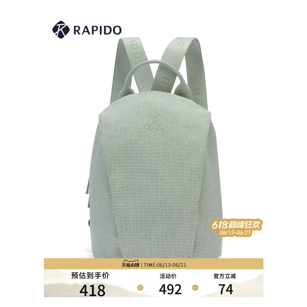 [ผลิตภัณฑ์ใหม่] RAPIDO RAPIDO 2026 Spring Summer Ladies Organizational Mini Backpack Thunderbolt