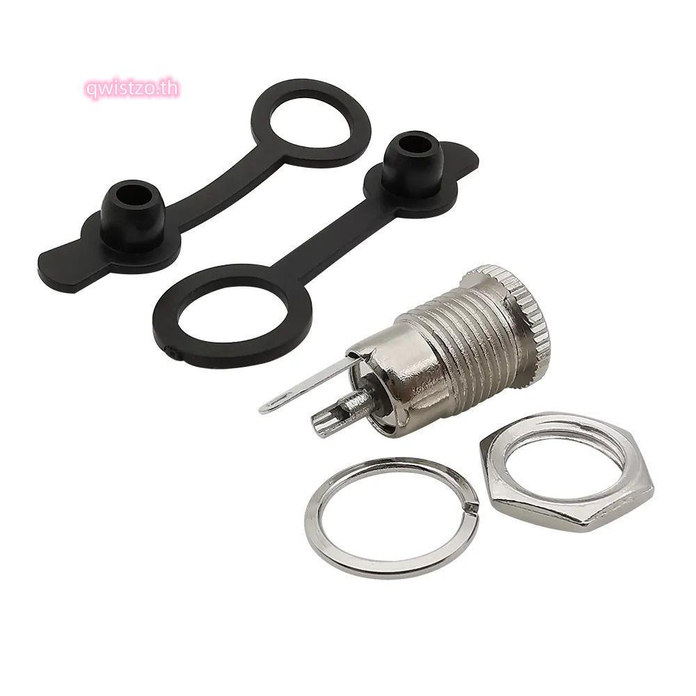 QWISTZO DC Jack Adapter, DC-099 คุณภาพสูง DC Power Female Socket Jack, โลหะทนทาน 5.5 x 2.1 มม.DC-099