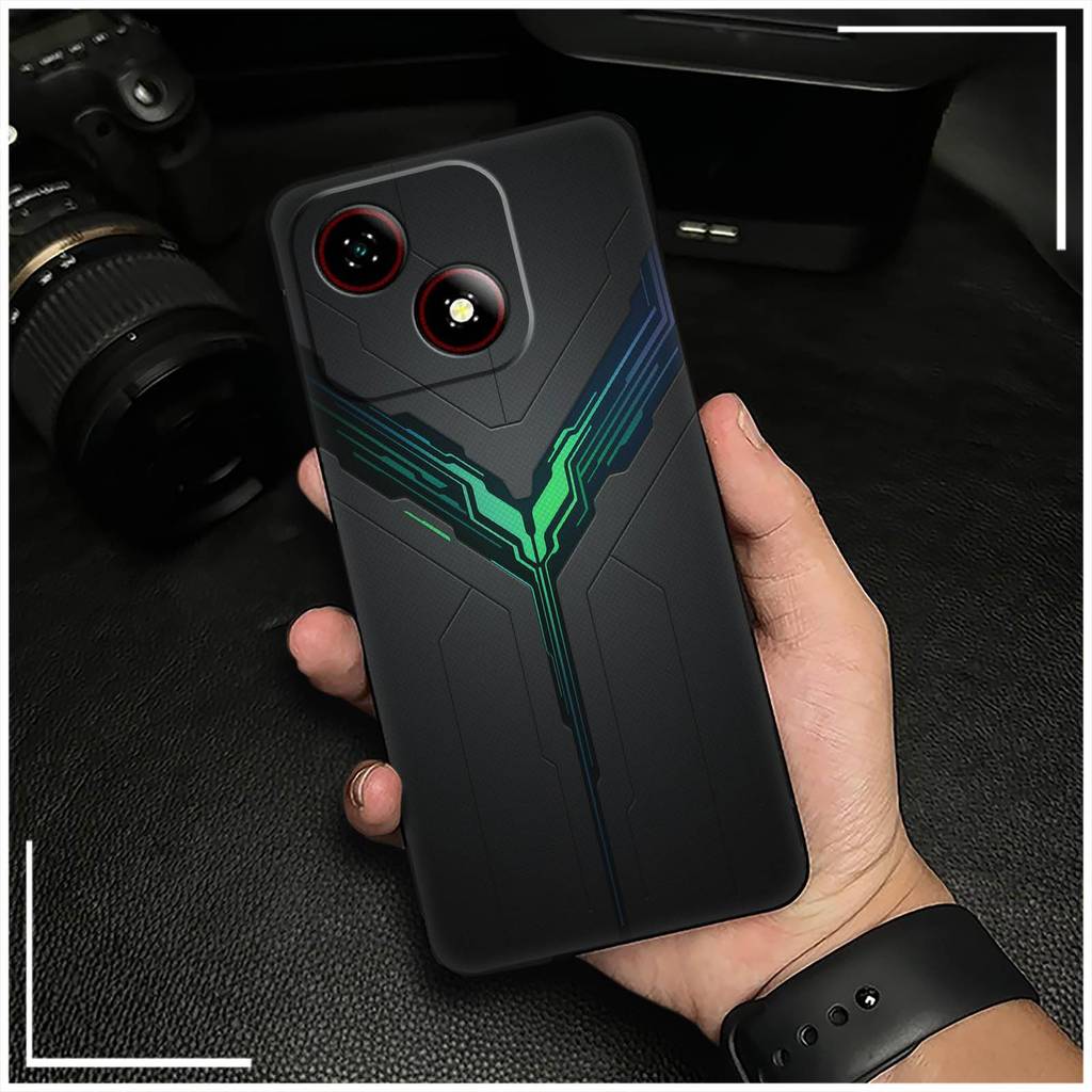 Dirt-proof Soft Case เคสโทรศัพท์สําหรับ ZTE Blade A35E กันน้ําปกหลังทนทาน Mecha TPU ป้องกัน Anti-kno