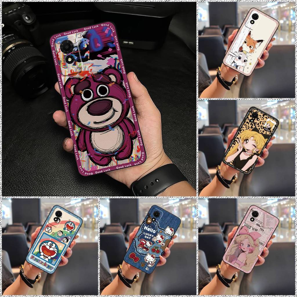 TCL กันน้ําTPUเคสโทรศัพท์สําหรับTCL 501/T433DปกหลังAnti-KNOCKโทรศัพท์กระเป๋าGraffitiกันกระแทกสกปรกทน