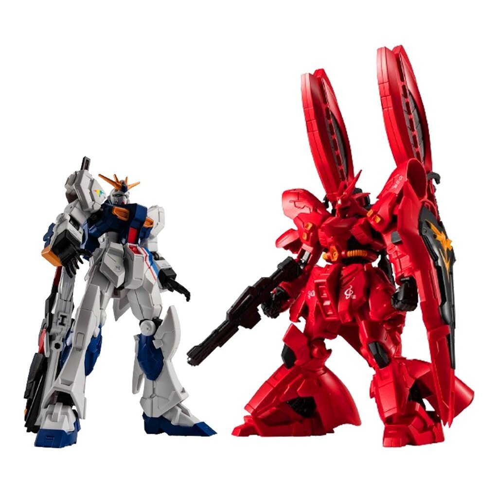 Bandai Gundam G Frame FA RX-93ff Nu Gundam & MSN-04FF Sazabi Set 4549660835981 (Plastic Model)