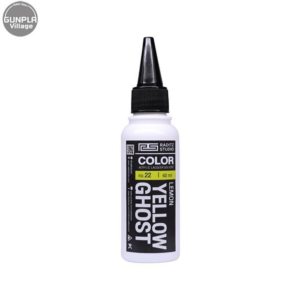 Raditz Studio RS NO22S Lemon Yellow Ghost 60 ml (Ghost Series) 8858878600228 (สี)
