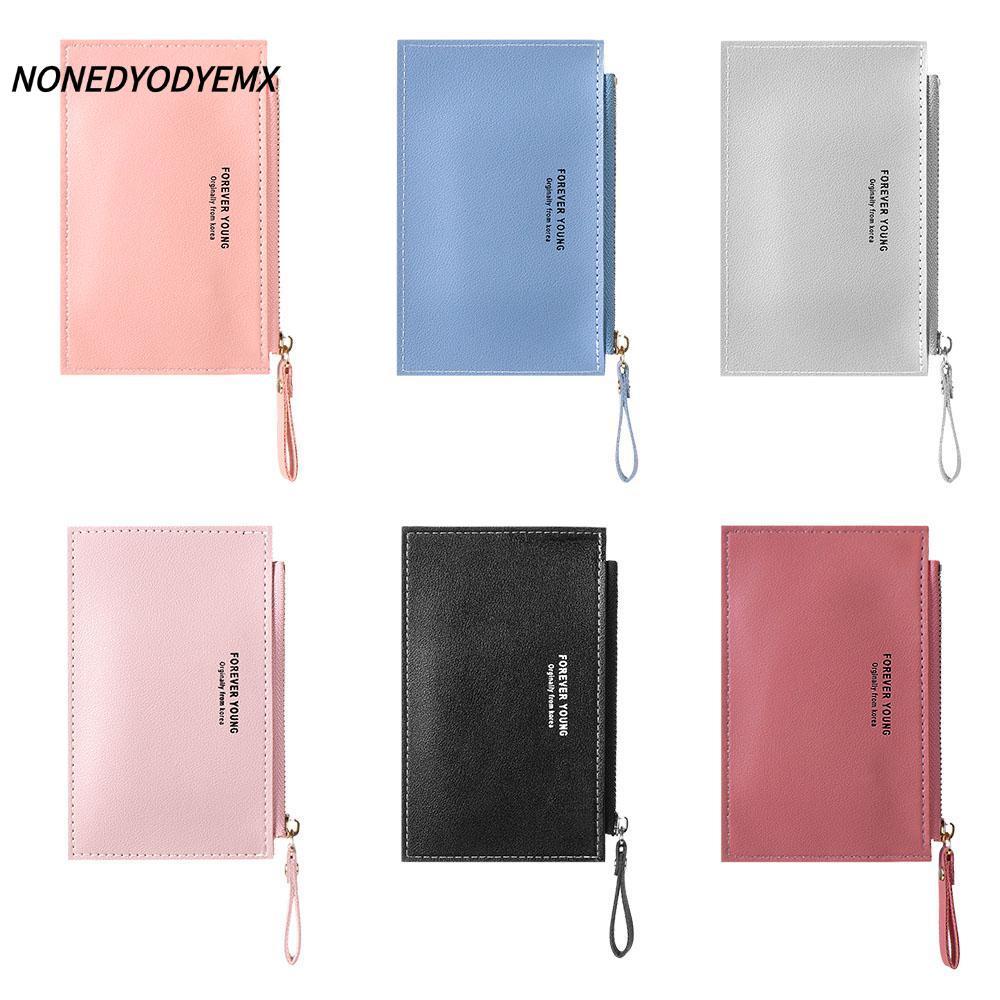 NONDYOMX Mini Business Wallet Mens Girls Ladies Name Card Holder Pure Color