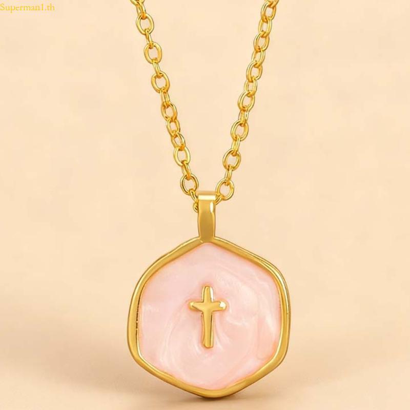 Best Delicate Vibranting Enamel Finish Crosses สร้อยคอสําหรับสวมใส่ทุกวัน Party Occasion