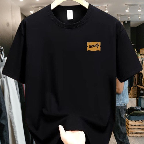 Mens Distro เสื้อยืดสั้นเสื้อยืด Blods Sp gold Motif เสื้อผู้ชายและผู้หญิง SML XL XXL 3XL 4XL 5XL Pr