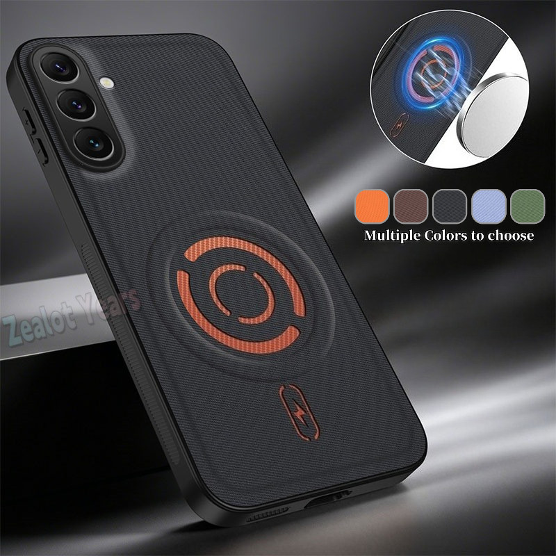 เคสสําหรับ Samsung Galaxy A17 A26 5G 4G Magnetic Tech เคสผ้ากันกระแทกฝาหลัง