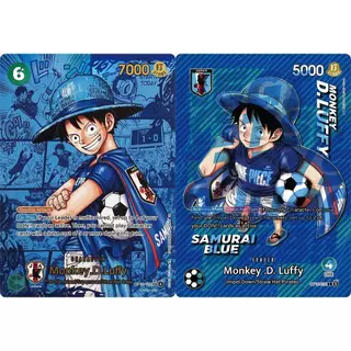 การ์ดสะสม ONE PIECE ฟุตบอลลิง D. Luffy OP13-118 DIY คุณภาพสูง Self Made เกมอะนิเมะการ์ดของเล่น