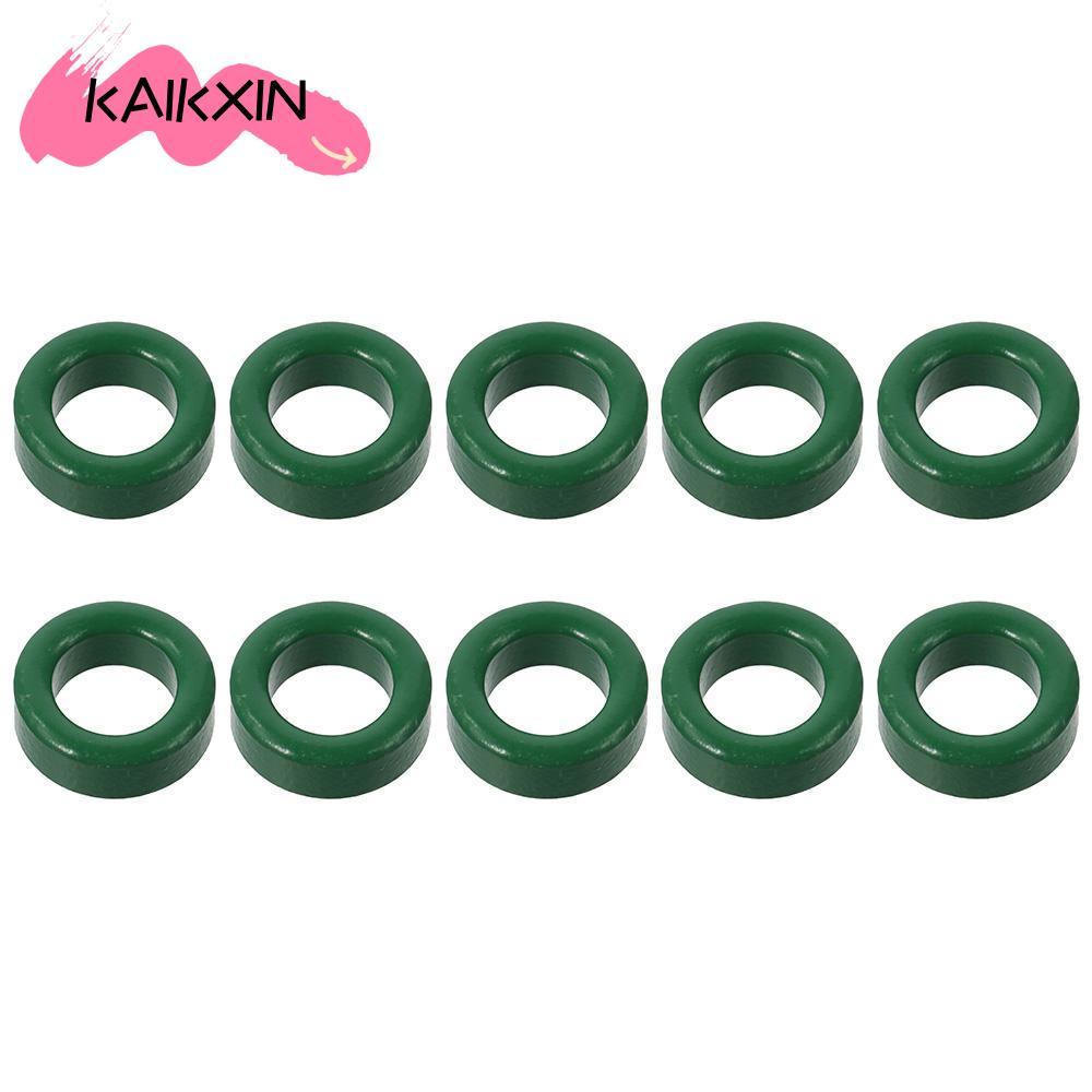 KAIXIN Toroid Ferrite Core, Power Transformer Restraining Interfal, โลหะสีเขียว Ferrite Chokes แหวน