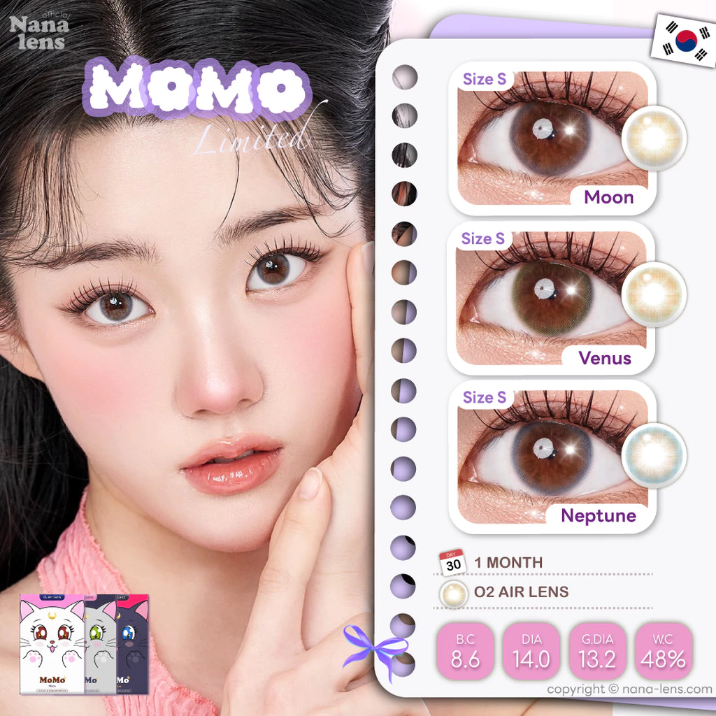 Sisse Lens Limited [1 Month] รุ่น MoMo สี Moon/Venus/Neptune คอนแทคเลนส์รายเดือน