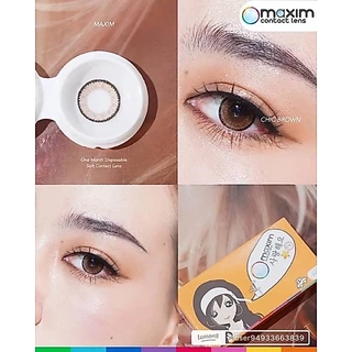 คอนแทคเลนส์สีรายเดือน maxim กล่องส้ม สีใหม่ล่าสุด!