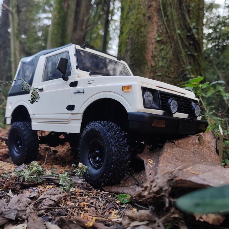 Naughty Dragon Suzuki Jimny C74-1 ขับเคลื่อนสี่ล้อ Off-Road Climbing RC รุ่นรถ Modifiable