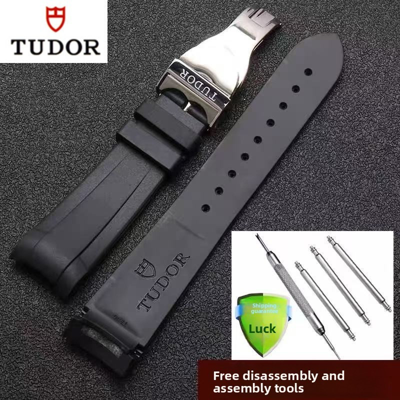 สายยางธรรมชาติสําหรับ Tudor Black Bay 1958 – สายกีฬากันน้ําทนทาน 20 มม. 22 มม.