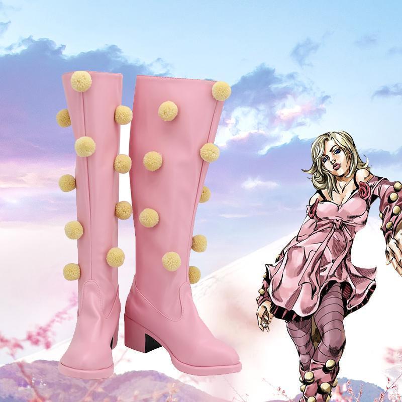 A304 JOJOs Bizarre Adventure Part 7 Lucy Stiel COS รองเท้าคอสเพลย์รองเท้า