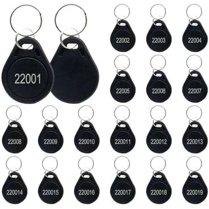 50pcs 26 บิตสีดํา Keyfobs Proximity Fob ความถี่ 125KHZ H-ID ใช้งานร่วมกับ Prox Key ISOProx 1346 1338