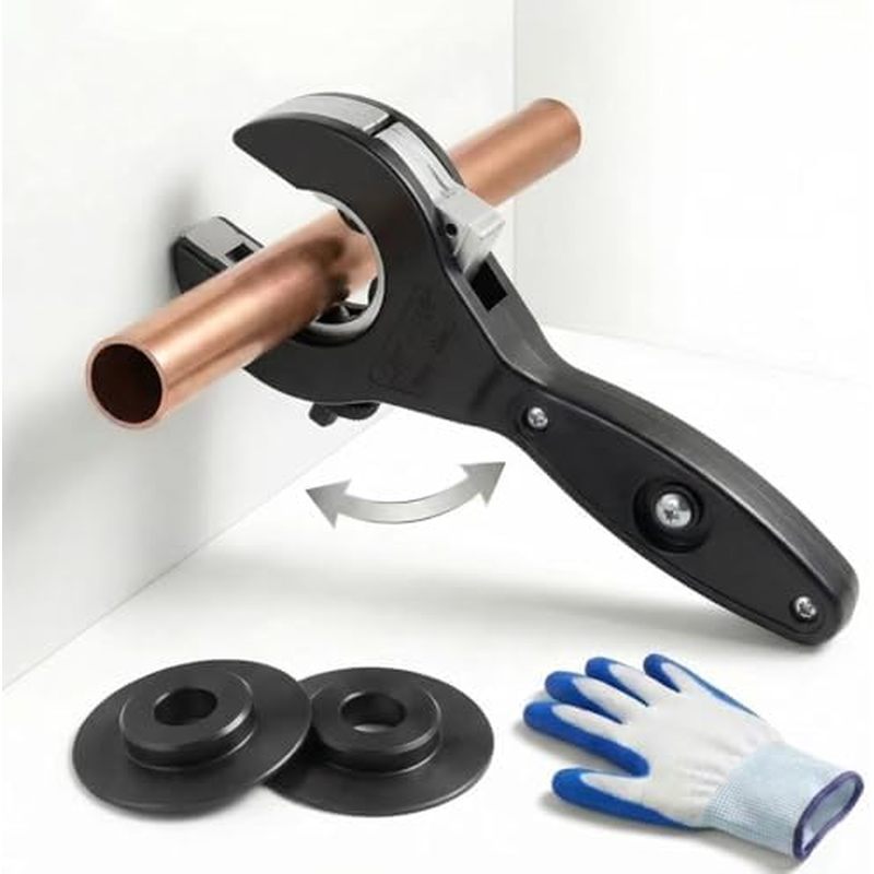เครื่องตัดท่อวงล้อ, 2 in 1 Close Quarters Tube Compact Cutter, Ratcheting เครื่องตัดท่อสําหรับตัดท่อ