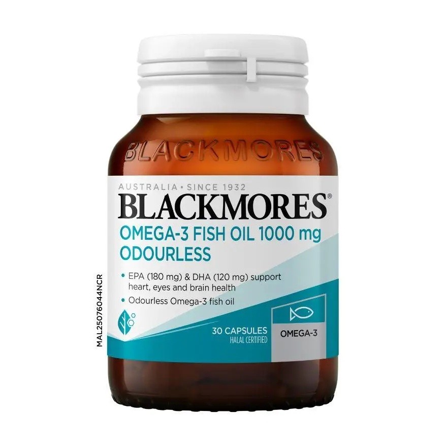 BLACKMORES Omega-3 Fish Oil 1000mg Odorless 120s