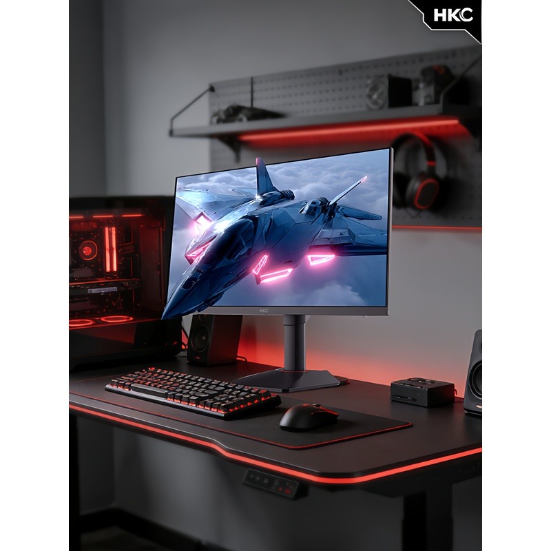 HKC จอแสดงผล 27 นิ้ว 2K Gaming 340HZ Delta 320 เกมภายนอก 300 หน้าจอคอมพิวเตอร์ Galaxy V7