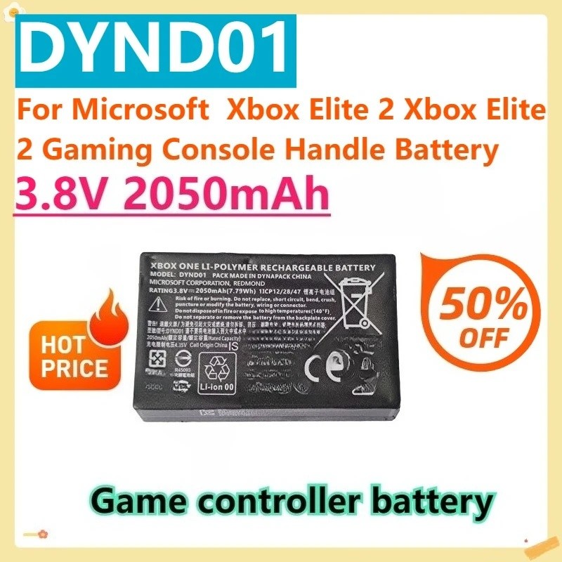 สําหรับ Microsoft Xbox Elite 2 Xbox Elite 2 เกมคอนโซลจับแบตเตอรี่ 3.8V 2050mAh DYND01
