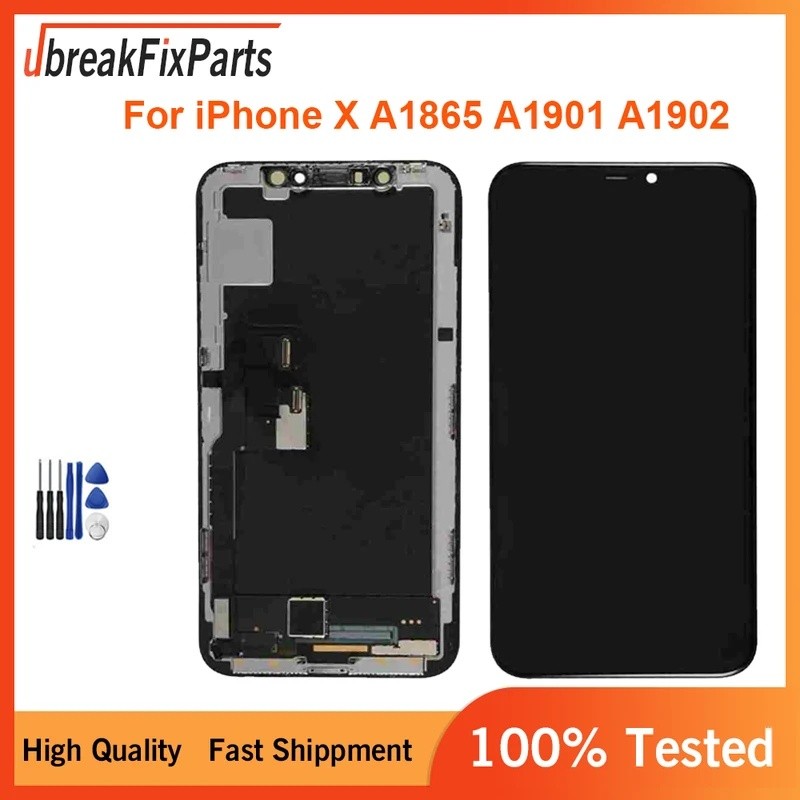 Incell สําหรับ iPhone X จอแสดงผล LCD Touch Screen Digitizer Assembly Replacement