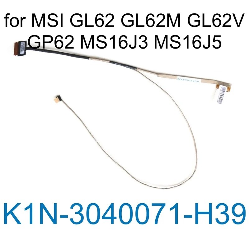 LCD LVDS สายหน้าจอสําหรับ MSI GL62 GL62M GL62V GP62 MS16J3 MS16J5 LED EDP สาย 30pins Video Connector