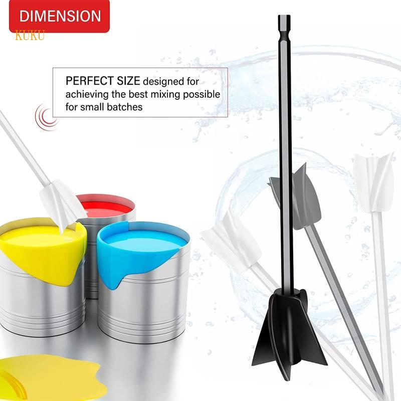 KU* Helix Paint Mixer Epoxy Mixer Attachment for Mixes Epoxy Resin Latex Oil Paints