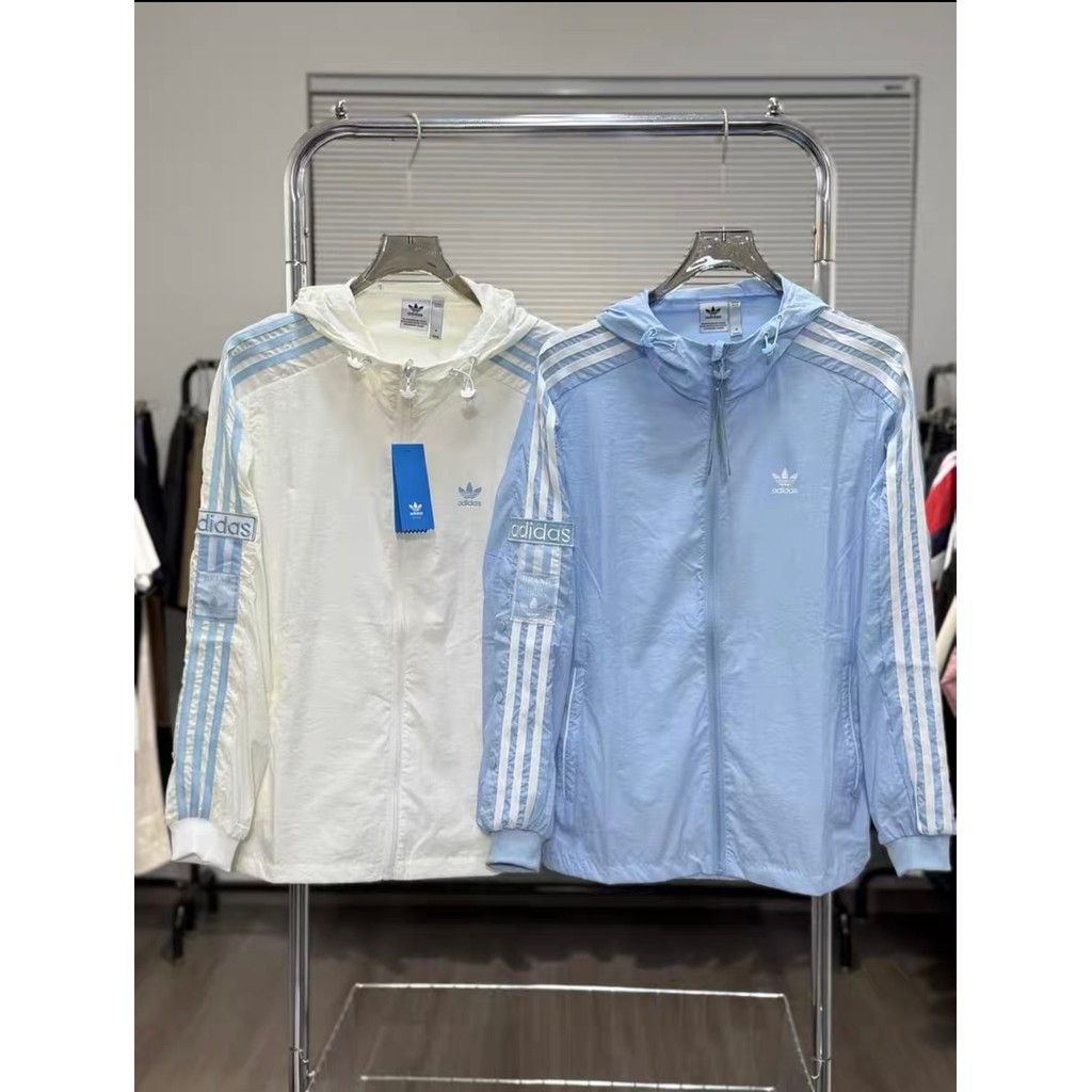 ADIDAS adidas nguyên bản nữ mùa xuân chống tia UV nhẹ áo khoác, thông thoáng, chống nắng thoải mái thể thao, phần ngoài áo