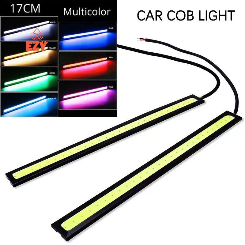 EZY 1 PC ไฟวิ่งกลางวันสําหรับรถยนต์ตกแต่ง Light Bar Super Bright 12V ไฟ Led Strip สําหรับรถยนต์ 17 ซ