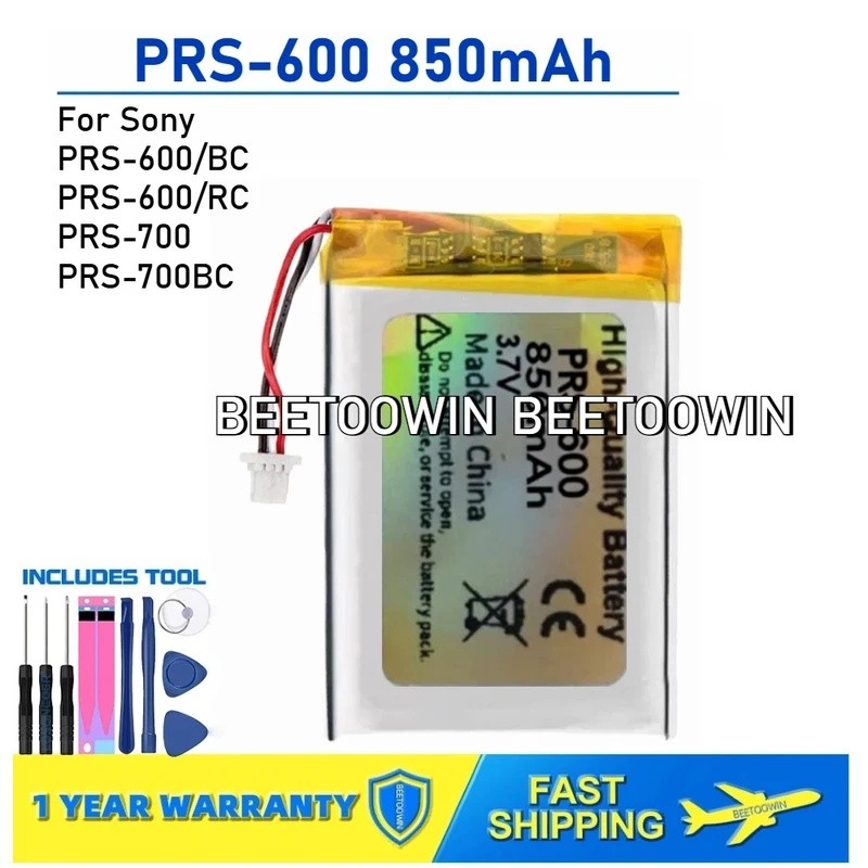 สําหรับ Sony PRS-600/BC PRS-600/RC PRS-700 PRS-700BC PRS-600 850mAh E-Book แบตเตอรี่
