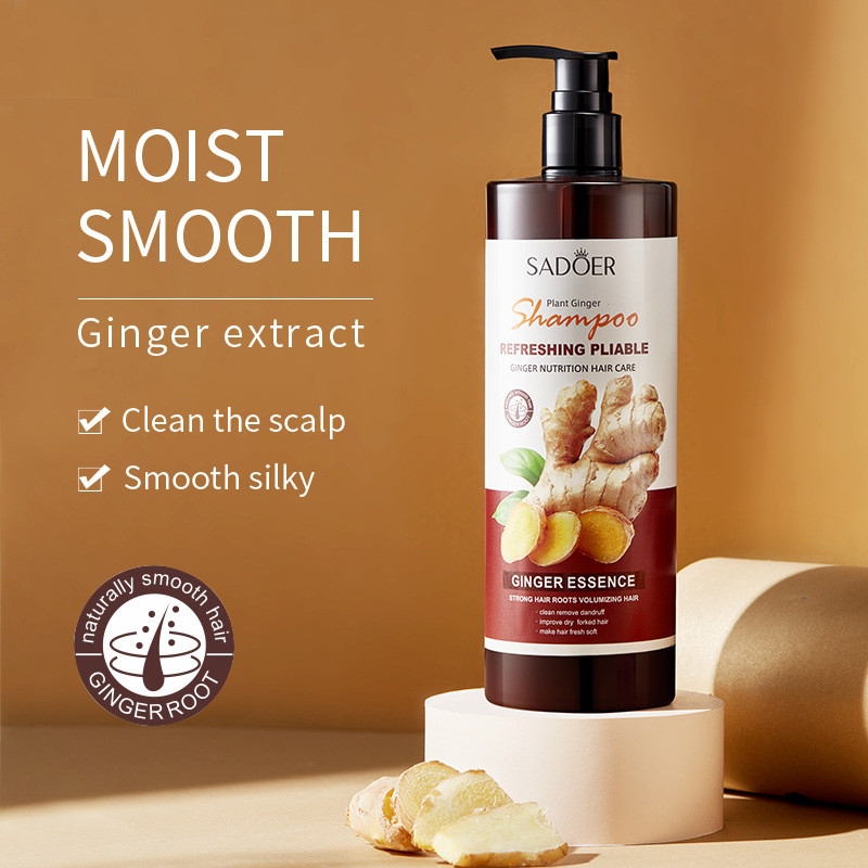 Full English Care Series SADOER Ginger Refreshing Soft Shampoo ปรับปรุงผมหยาบ WJG