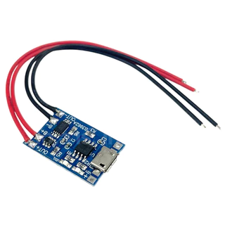 TP4056 โมดูลชาร์จแบตเตอรี่ 18650 1A พร้อมสาย Micro / Type-C Charging power module board ,18650 1A batterry โมดูลบอร์ด...