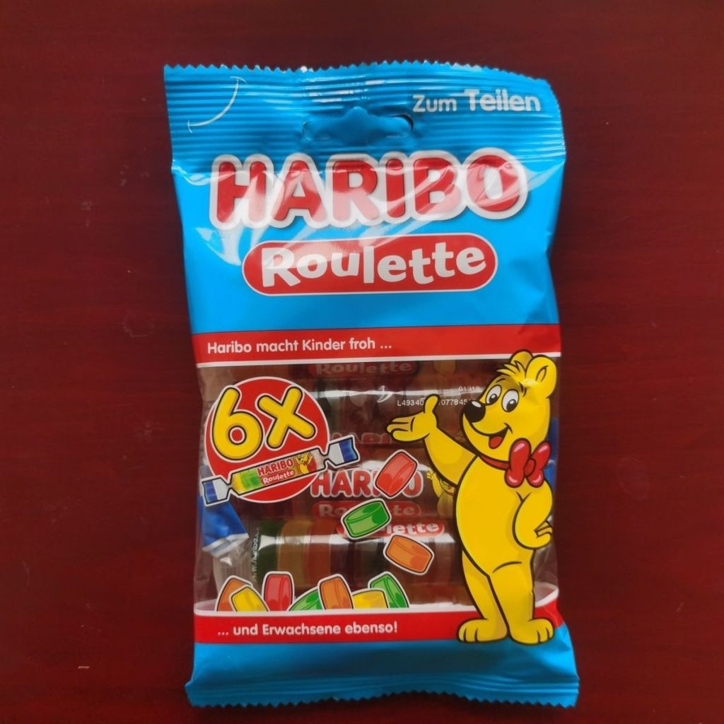 Haribo Haribo Gummy Bear Golden Bear Candy ของว่างสําหรับเด็กผลไม้นําเข้าเยอรมัน 0726