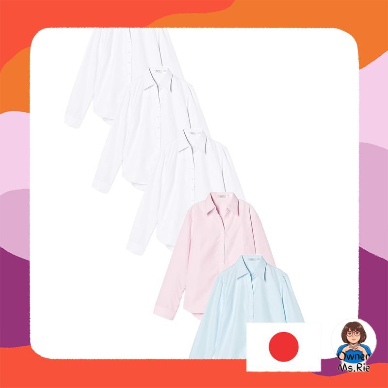 [Atelier 365] Women's Shirts & Blouses 5-Piece Set - Stylish and Comfortable Tops for Women