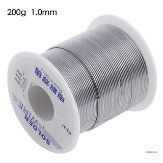 CON 63 37 Rosin Core เชื่อมดีบุกตะกั่วอุตสาหกรรมบัดกรีลวด 1 0 มม.200g ร้อน