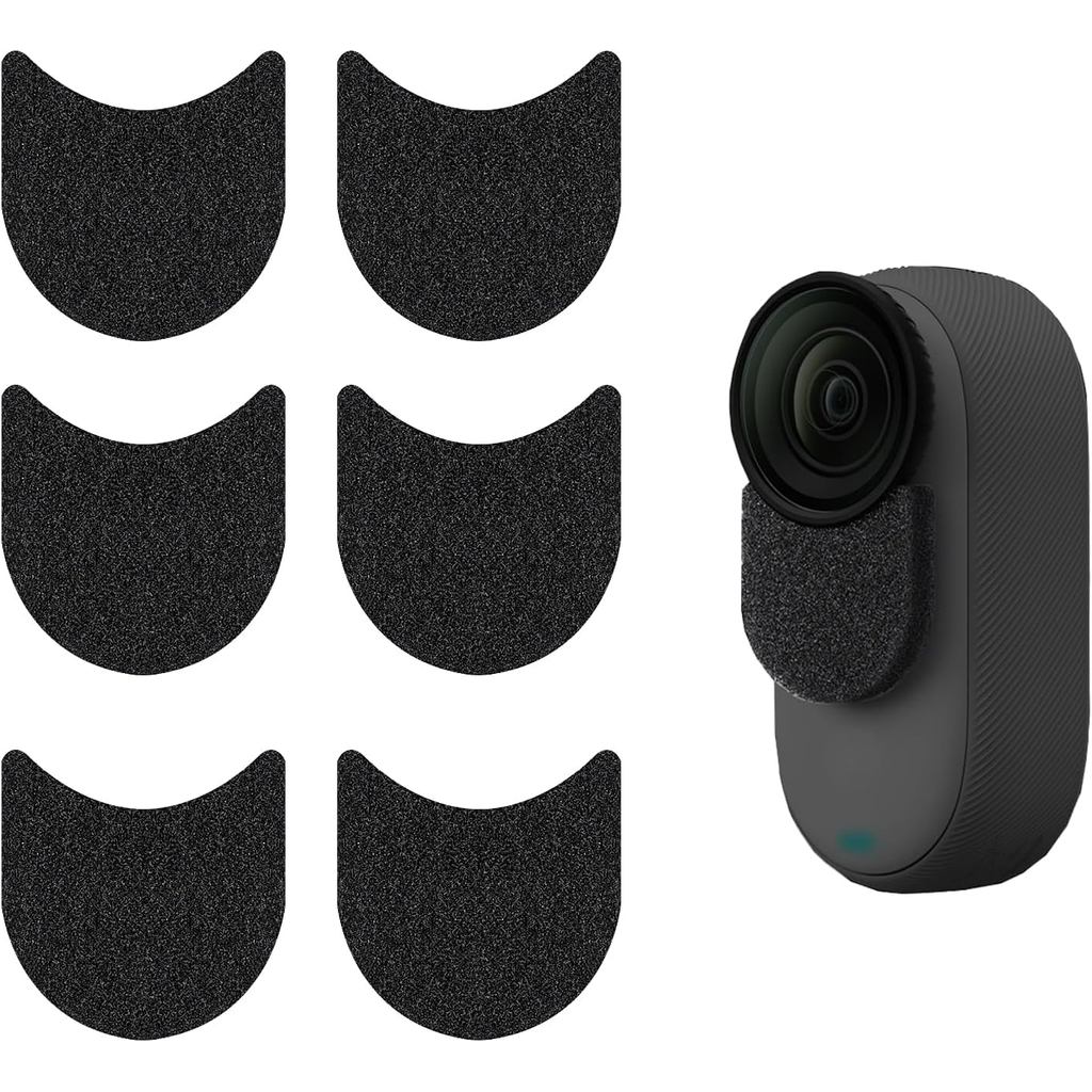 6 แพ็คไมค์ลม Muff สําหรับ Insta360 GO 3/GO 3S, สําหรับ Insta360 GO 3/GO 3S อุปกรณ์เสริม