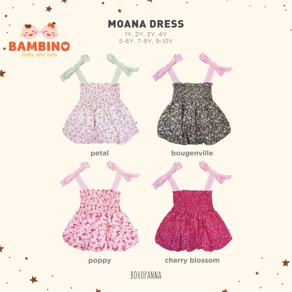 BOHOPNA - MOANA DRESS - CHILDRENS DRESS