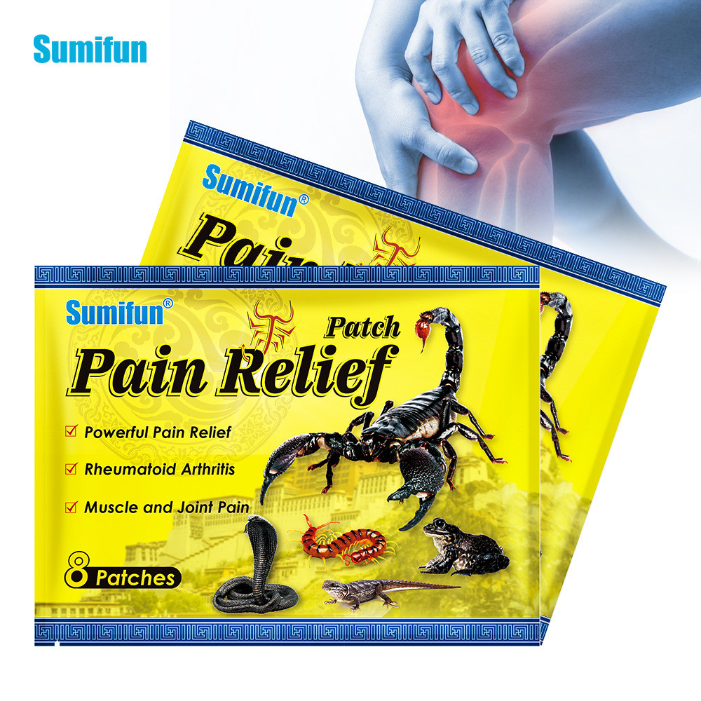 [คลังสินค้าพร้อม] sumifunFDA Quality Cream Medicine Stickers Five Poison Stickers 8 Stickers/Bag K08