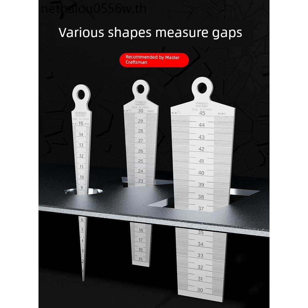 Gap Gauge High-Precision Feet Gauge สแตนเลส Wedge-Shaped Feet Gauge รูรับแสง Feet 1-10MM1 @