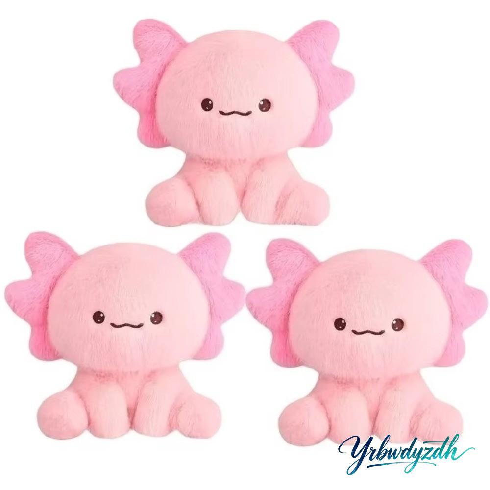YRBWDYZDH 1PC ตุ๊กตาตุ๊กตาน่ารัก Axolotl Kawaii เครื่องประดับตุ๊กตา Companion Salamander ตกแต่งบ้าน 