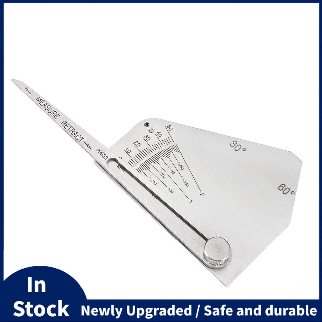 Skew-T Fillet Weld Gauge Gage Checking มุมของสมาชิกแนวตั้ง Weld -การตรวจสอบการเชื่อมด้านข้าง Obtuse