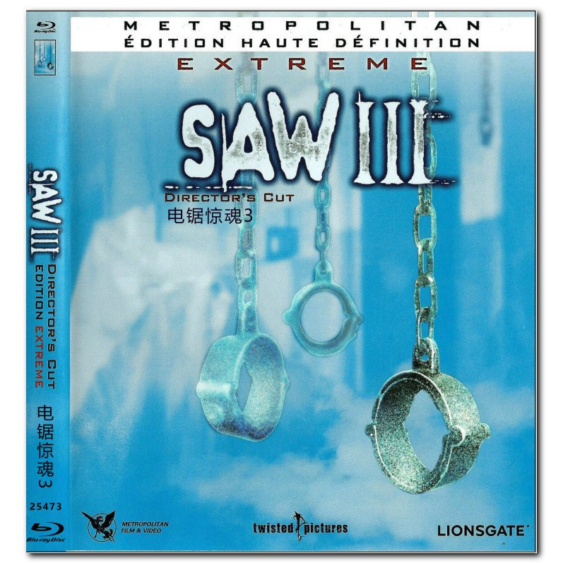 [ภาษาอังกฤษ] Blu-ray HD Movie 4K UHD 1080P Saw III(4K)