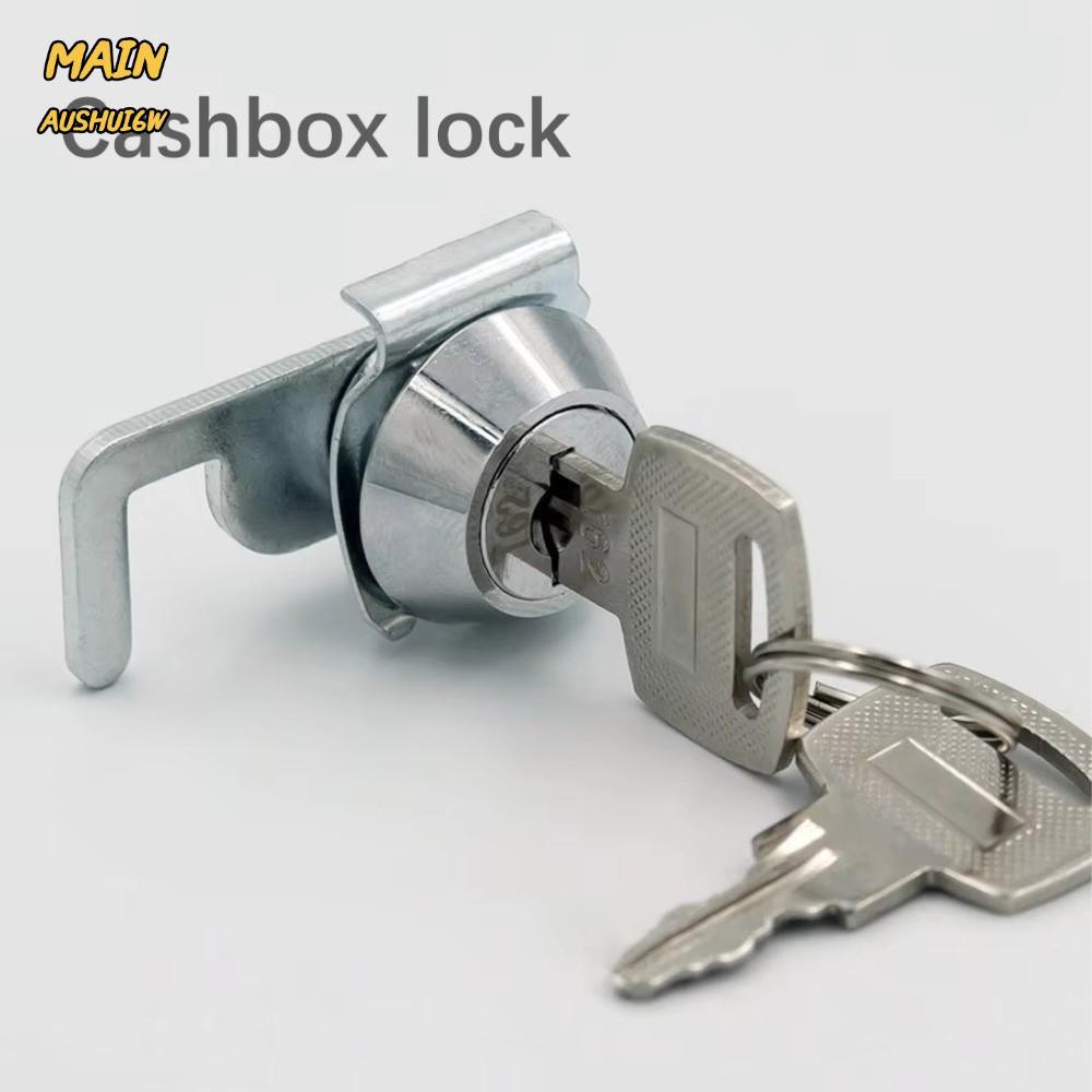 MAINAUSHUI6W Mini Cam Lock พร้อม Quick Clip, ตู้โลหะเงินกล่องเงินสดล็อค, กระบอกล็อคเปลี่ยนง่ายพร้อมป