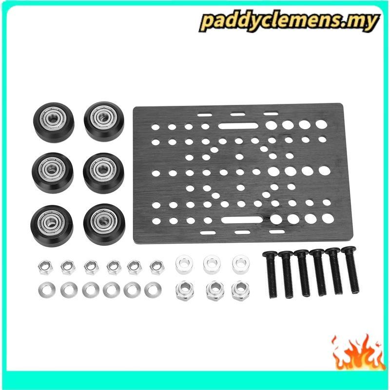 V-Slot Gantry แผ่นชุด 20-80 มม.V-Slot Solid V ล้อ POM ชุดสําหรับโปรไฟล์ CNC เครื่อง 3D ชิ้นส่วนเครื่