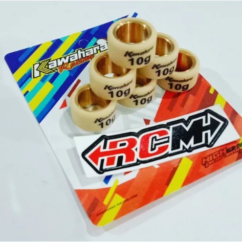 ROLLER TEFLON KAWAHARA CONTENTS 6 NMAX XEON MIO Z MIO M3 GT125 AEROX 155 ORIGINAL KAWAHARA 10 GRAM 1