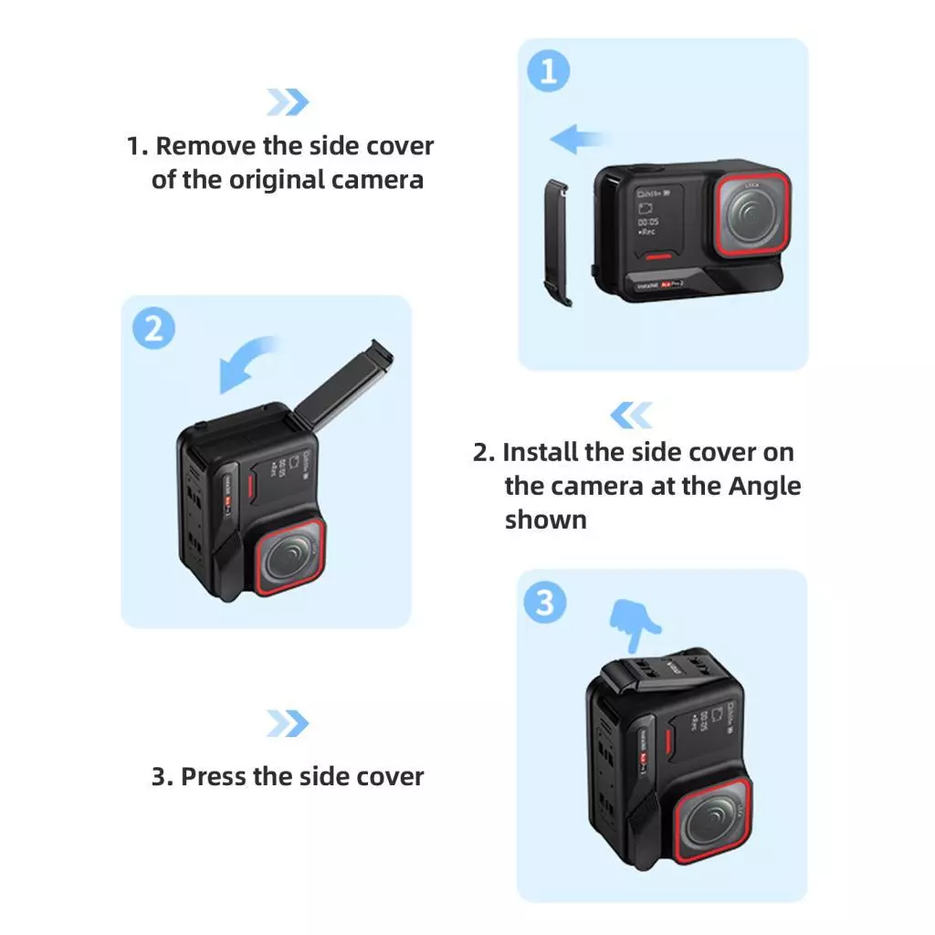 ฝาปิดแบตเตอรี่ VRIG AC-26 สำหรับ Insta360 Ace Pro2 thumbnail 8