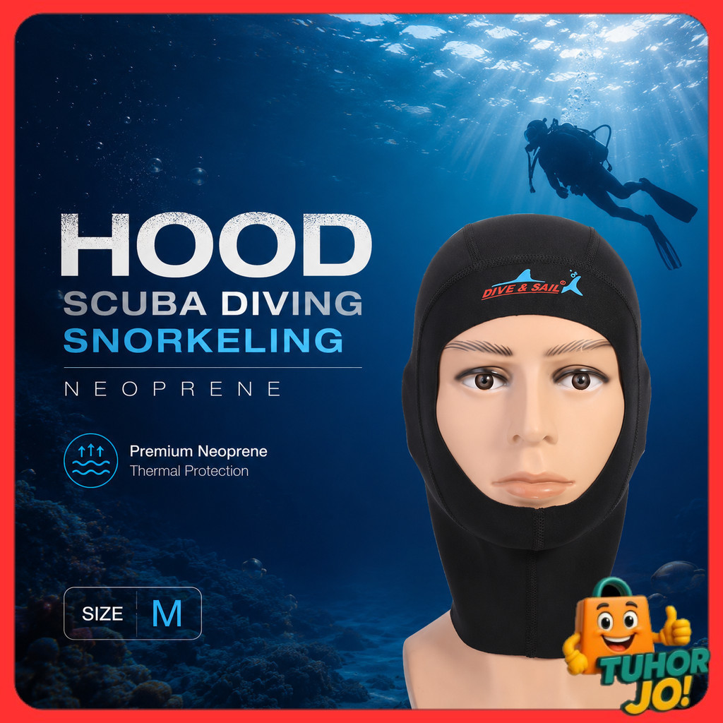 Dive & Sail Hood ดําน้ําดําน้ําตื้น Ultrathin Neoprene - DH-002