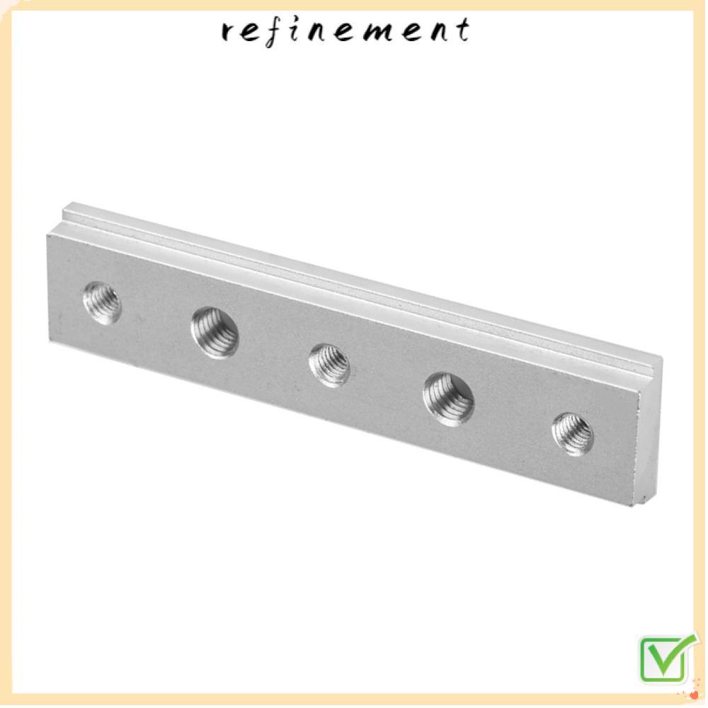 REFINEMENT Miter Track Jig, อลูมิเนียมสําหรับ T Screw T Slot Miter Track, 100/200/300 mm 30 / 45 Typ