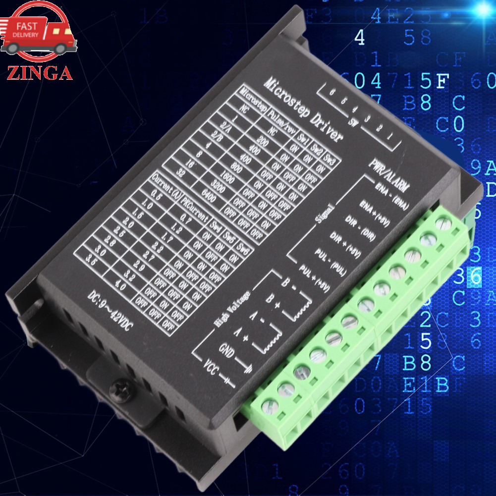 Zinga Yctze DC 9?40V 160W 0.5?4A Stepper Motor Step Controller โมดูลบอร์ด 32 Microstep สำหรับ 17 TB6